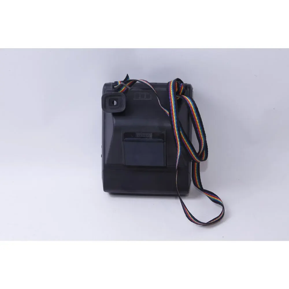 Colorburst 50, Kodak, Instant Camera, Polaroid Black Body, Rainbow Belt,